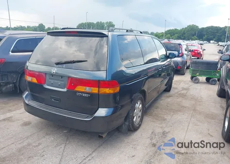 2004 Honda Odyssey Ex-L из США, поврежденный, VIN 5FNRL189X4B045459